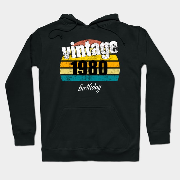 vintage 1980 Hoodie by Yous Sef